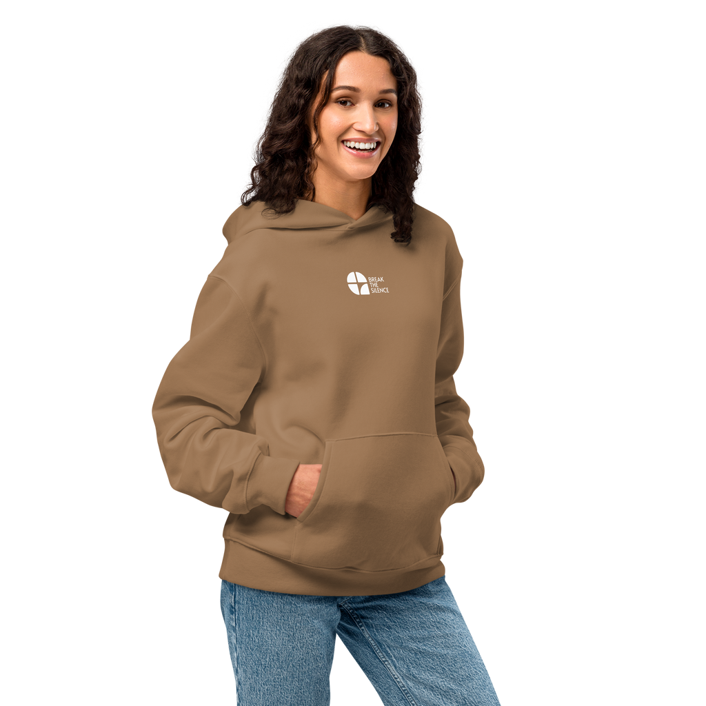 Vintage Brown Oversized Heavyweight Hoodie